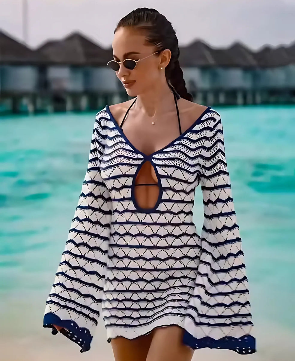 Amelia - Minivestido Playero de Crochet
