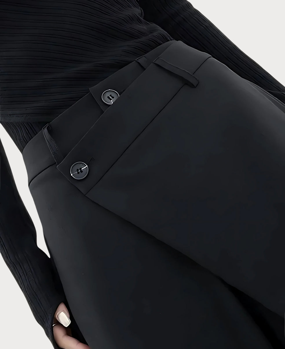 Madelyn - Pantalones Holgados de Estilo Japonés Moderno