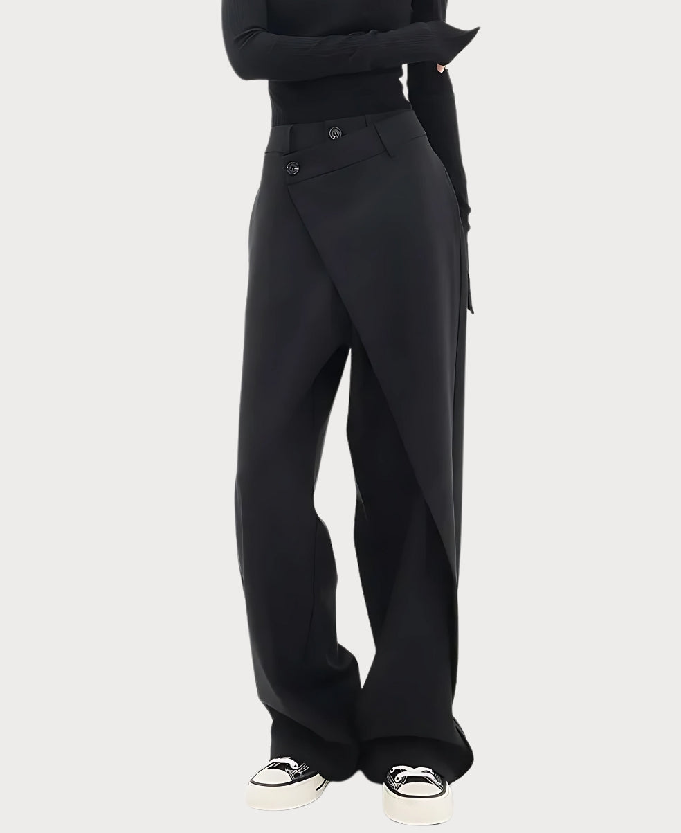 Madelyn - Pantalones Holgados de Estilo Japonés Moderno
