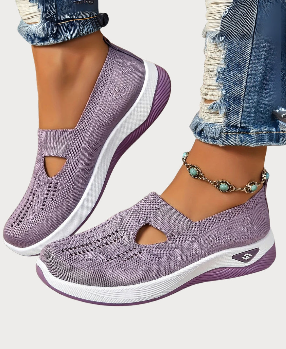 Cornelia - Zapatillas Cómodas para Caminar Antideslizante